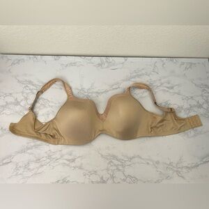 Playtex Shape Bra 40D 4823 Balconette Underwired Full Coverage Padded Tan​​